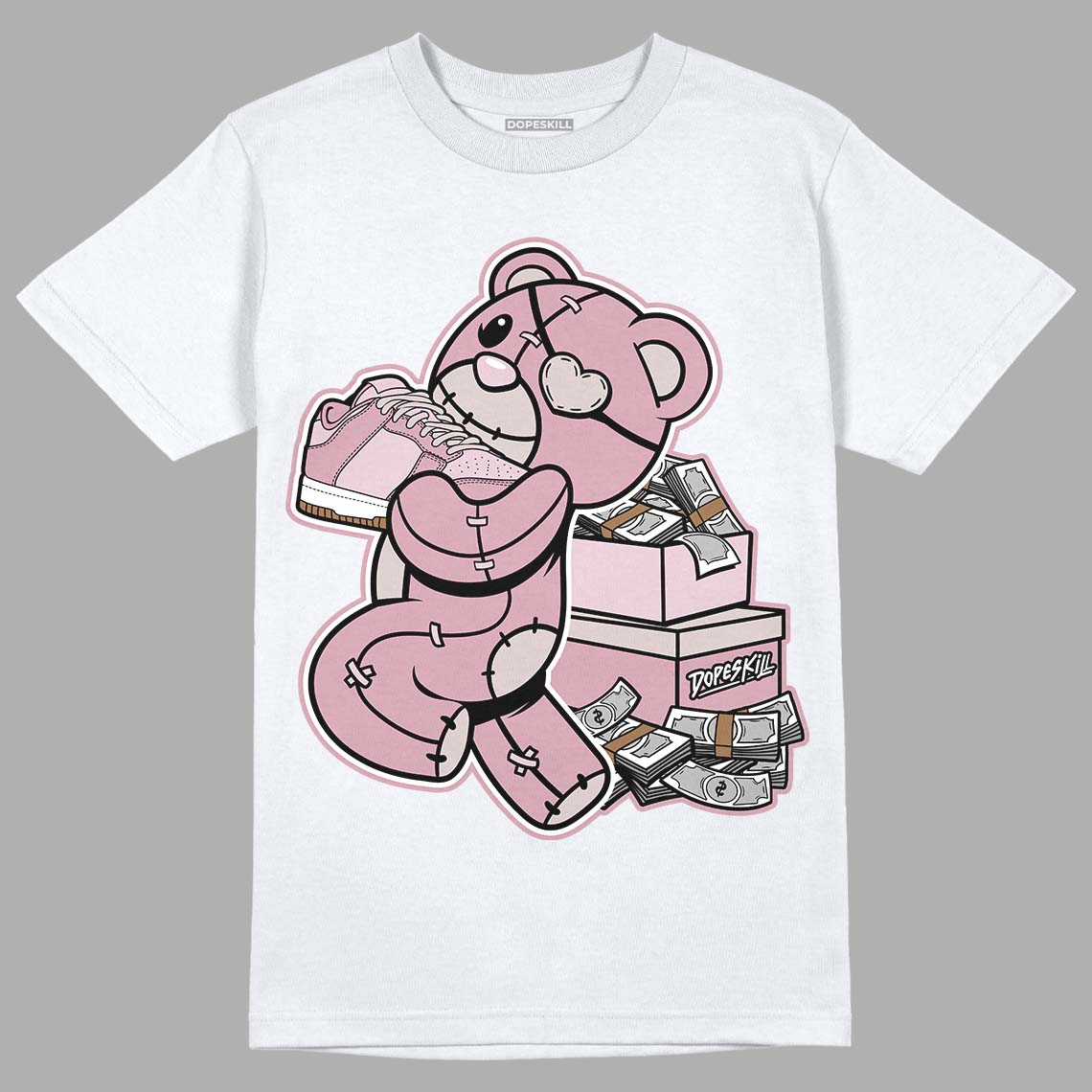 Dunk Low Teddy Bear Pink DopeSkill T-Shirt Bear Steals Sneaker Graphic ...