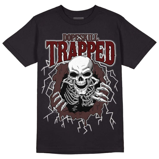 Jordan 12 x A Ma Maniére DopeSkill T-Shirt Trapped Halloween Graphic Streetwear - Black 