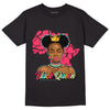 Jordan 1 Low Flyease Bio Hack DopeSkill T-Shirt Black Queen Graphic - Black