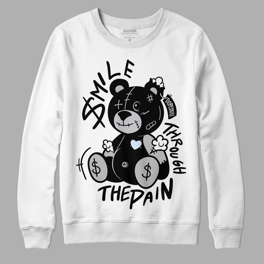 Black Metallic Chrome 6s DopeSkill Sweatshirt BEAN Graphic - White