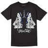 Midnight Navy 4s DopeSkill T-Shirt Breathe Graphic - Black