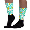 New Emerald 1s Sublimated Socks Mushroom Graphic