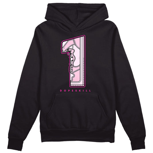 Triple Pink Dunk Low DopeSkill Hoodie Sweatshirt No.1 Graphic - Black