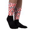 Gym Red 9s Sublimated Socks Mushroom Graphic