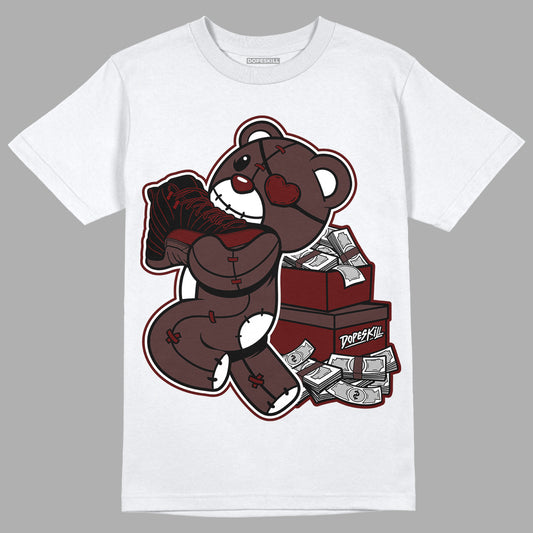 Jordan 12 x A Ma Maniére DopeSkill T-Shirt Bear Steals Sneaker Graphic Streetwear - White 