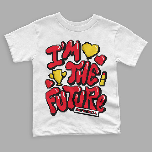 Red Thunder 4s DopeSkill Toddler Kids T-shirt I'm The Future Graphic