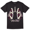 Dunk Low Night Maroon and Medium Soft Pink DopeSkill T-Shirt Breathe Graphic Streetwear - Black