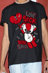 AJ 13 Red Flint DopeSkill T-Shirt Love Sick Graphic