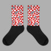 Gym Red 9s Sublimated Socks Mushroom Graphic