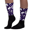 PURPLE Collection Sublimated Socks Mushroom Graphic