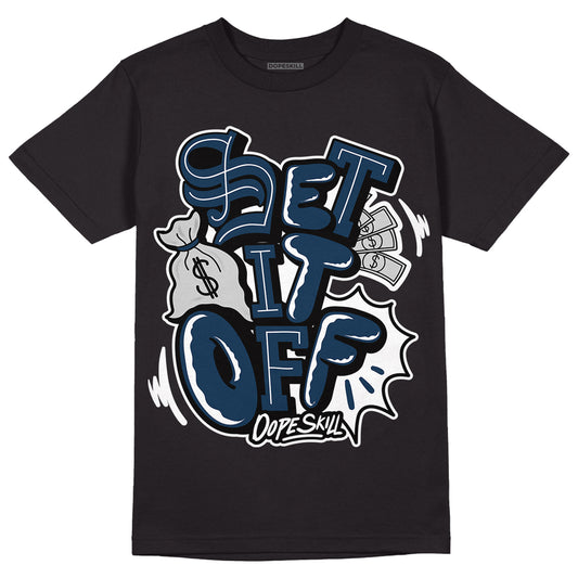 Brave Blue 13s DopeSkill T-Shirt Set It Off Graphic - Black