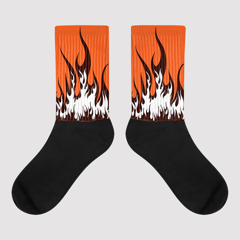 Starfish 1s Sublimated Socks FIRE Graphic