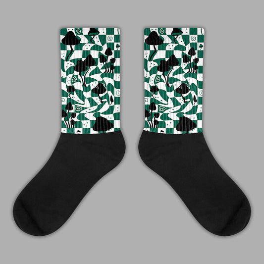 Lottery Pack Malachite Green Dunk Low Sublimated Socks Mushroom Graphic
