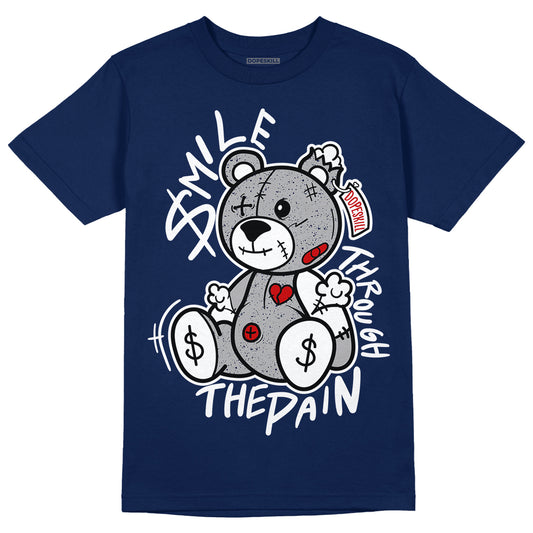 Midnight Navy 4s DopeSkill Midnight Navy T-shirt BEAN Graphic