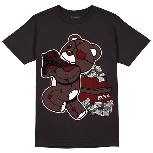 Jordan 12 x A Ma Maniére DopeSkill T-Shirt Bear Steals Sneaker Graphic Streetwear - Black 