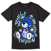 Hyper Royal 12s DopeSkill T-Shirt BEAN Graphic - Black