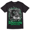 Jordan 1 Low Lucky Green DopeSkill T-Shirt Black King Graphic Streetwear - Black