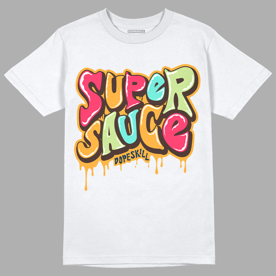 Flyease Bio Hack 1s Low DopeSkill T-Shirt Super Sauce Graphic - White 