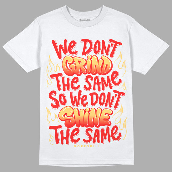 Dunk On Mars 5s DopeSkill T-Shirt Grind Shine Graphic - White 