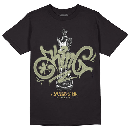 Jordan 5 Jade Horizon DopeSkill T-Shirt King Chess Graphic Streetwear - Black