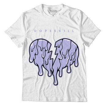 AJ 11 Low Pure Violet DopeSkill T-Shirt Tear My Heart Out Graphic