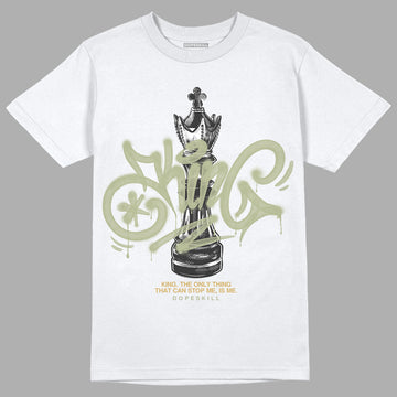 Jordan 5 Jade Horizon DopeSkill T-Shirt King Chess Graphic Streetwear - White