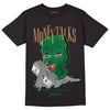 Nike SB x Jordan 4 “Pine Green” DopeSkill T-Shirt Money Talks Graphic Streetwear - Black