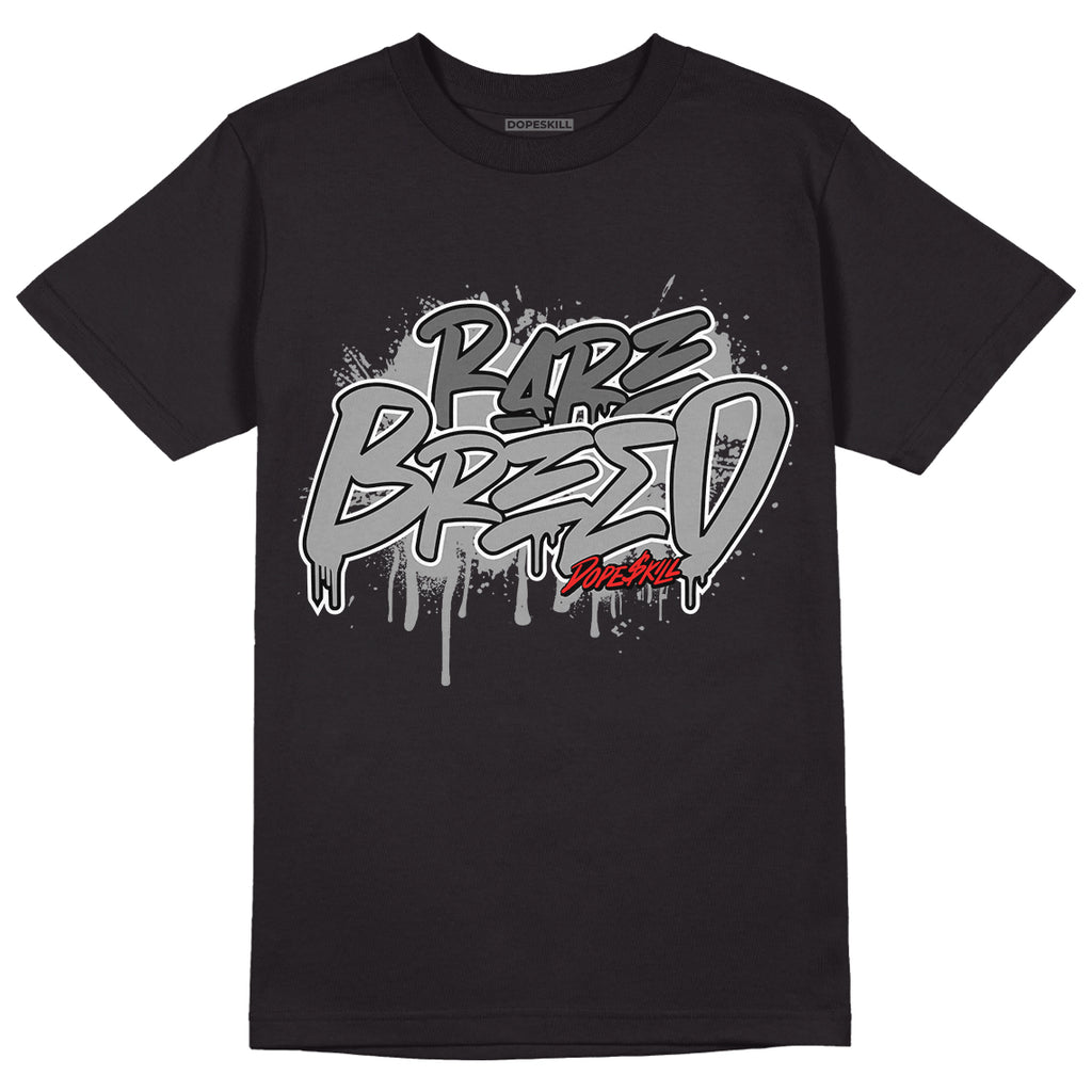 Jordan 9 Particle Grey DopeSkill T-Shirt Rare Breed Graphic - Black