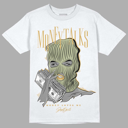 Jade Horizon 5s DopeSkill T-Shirt Money Talks Graphic - White 