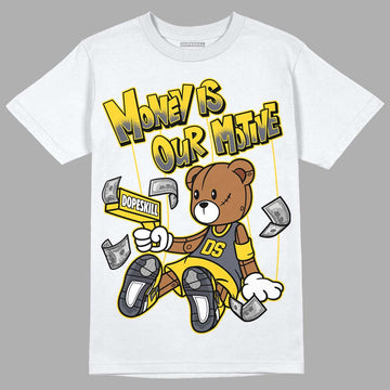 Lightning 4s DopeSkill T-Shirt Money Is Our Motive Bear Graphic