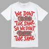 Fire Red 3s DopeSkill T-Shirt Grind Shine Graphic - White 