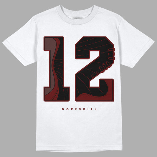 Jordan 12 x A Ma Maniére DopeSkill T-Shirt No.12 Graphic Streetwear  - White 