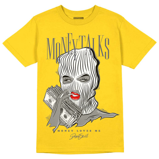 Lightning 4s DopeSkill Tour Yellow T-shirt Money Talks Graphic