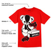 Red Thunder 4s DopeSkill Red T-shirt Sneakerhead BEAR Graphic