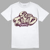 Dunk Low Night Maroon and Medium Soft Pink DopeSkill T-Shirt Rare Breed Type Graphic Streetwear - White 