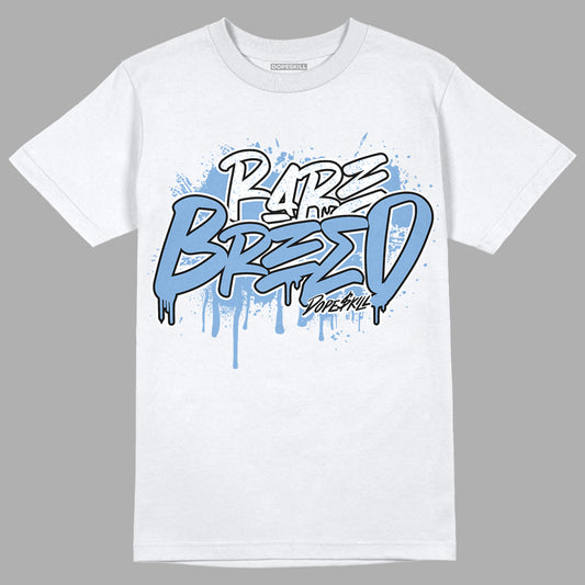 Jordan 5 Retro University Blue DopeSkill T-Shirt Rare Breed Graphic Streetwear - White 