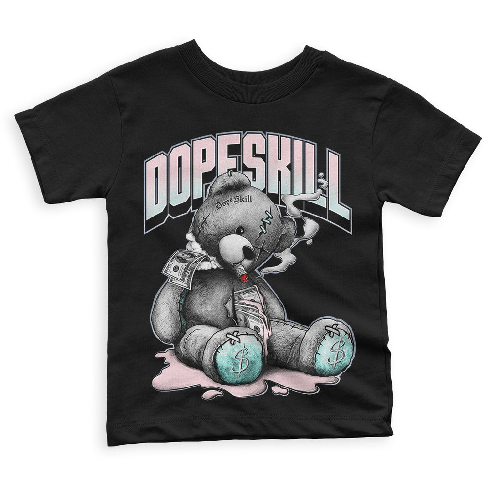 Easter 5s DopeSkill Toddler Kids T-shirt Sick Bear Graphic - Black
