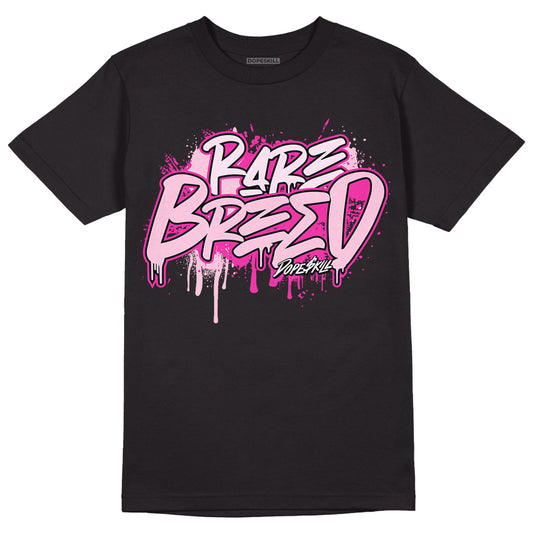 Triple Pink Dunk Low DopeSkill T-Shirt Rare Breed Graphic - Black