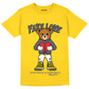 AJ 4 Lightning DopeSkill Tour Yellow T-shirt Fake Love Graphic