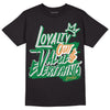 Nike SB x Jordan 4 “Pine Green” DopeSkill T-Shirt LOVE Graphic Streetwear - Black