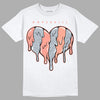 DJ Khaled x Jordan 5 Retro ‘Crimson Bliss’ DopeSkill T-Shirt Slime Drip Heart Graphic Streetwear - White 