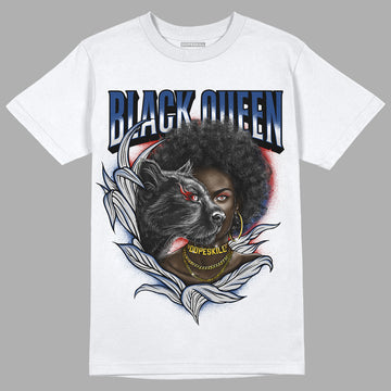 French Blue 13s DopeSkill T-Shirt New Black Queen Graphic