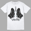 Black Metallic Chrome 6s DopeSkill T-Shirt Breathe Graphic - White