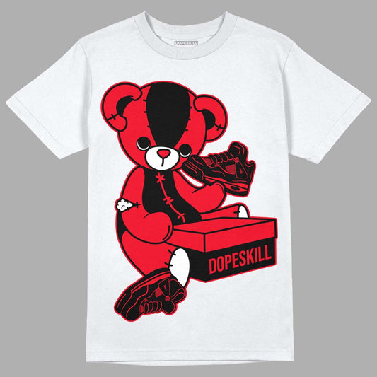 Red Thunder 4s DopeSkill T-Shirt Sneakerhead BEAR Graphic