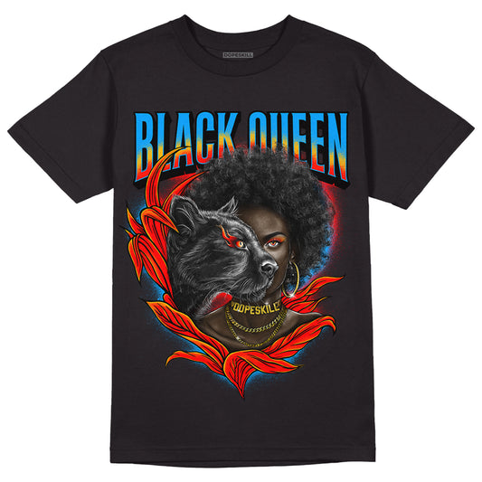 Fruity Pebbles Dunks DopeSkill T-Shirt New Black Queen Graphic - Black