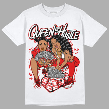 Jordan 12 Retro ‘Gym Red’  DopeSkill T-Shirt Queen Of Hustle Graphic Streetwear - White