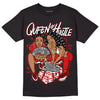 Jordan 12 Retro ‘Gym Red’  DopeSkill T-Shirt Queen Of Hustle Graphic Streetwear - Black 