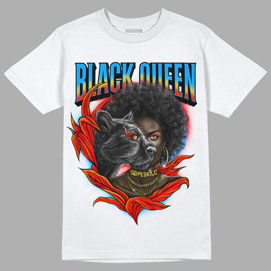 Fruity Pebbles Dunks DopeSkill T-Shirt New Black Queen Graphic - White