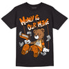 Wmns Dunk Low 'Magma Orange DopeSkill T-Shirt Money Is Our Motive Bear Graphic Streetwear - Black