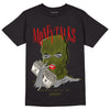 Travis Scott x Jordan 1 Low OG “Olive” DopeSkill T-Shirt Money Talks Graphic Streetwear - Black